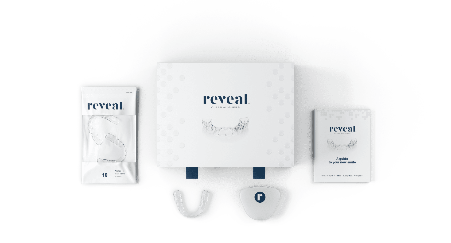 Reveal Clear Aligners Packaging